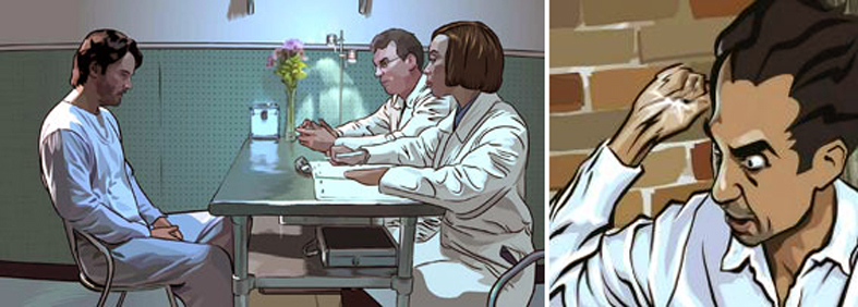 Fotograma de A Scanner Darkly